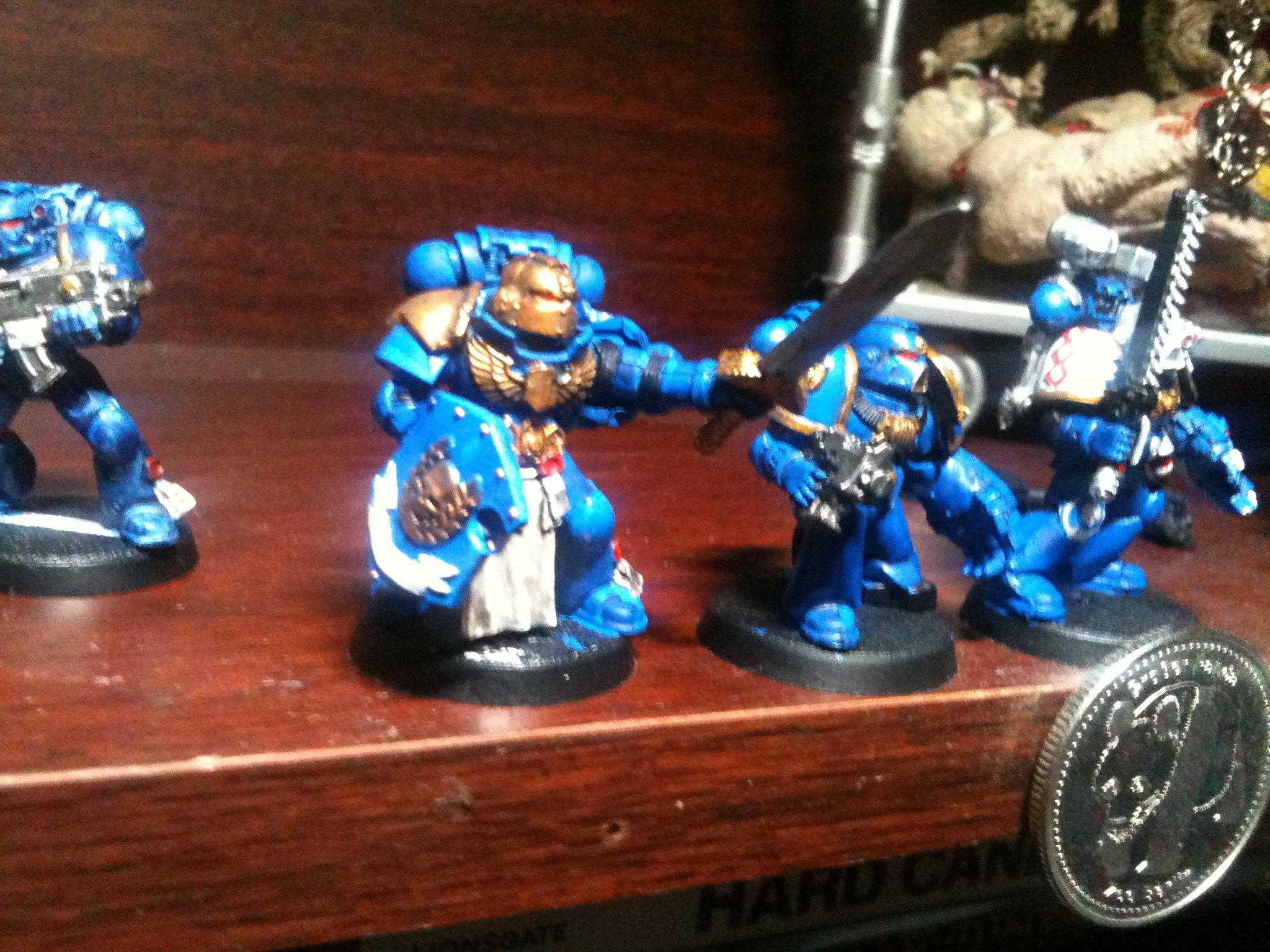 Forge World Ultramarine Mkiv Command Capitaine Space Marines Warhammer